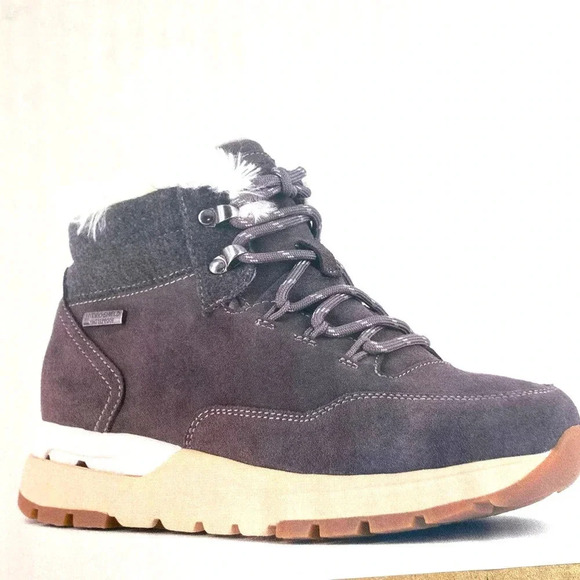 Rockport Works Opened Box Genuine Leather Upper Steel Toes Shoes Women Size 6M - Picture 1 of 5